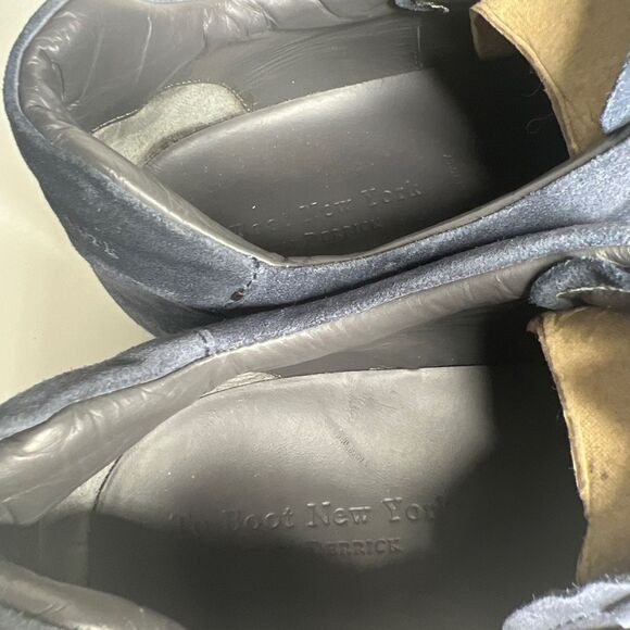 To Boot New York Adam Derrick Pacer Sneakers Blue Suede Sz 12 Men’s - Picture 10 of 15